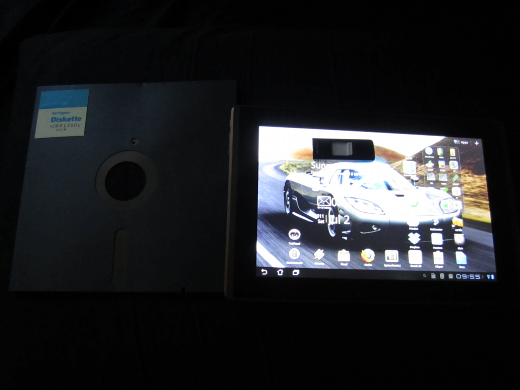 Floppy, Flash and the ASUS Transformer