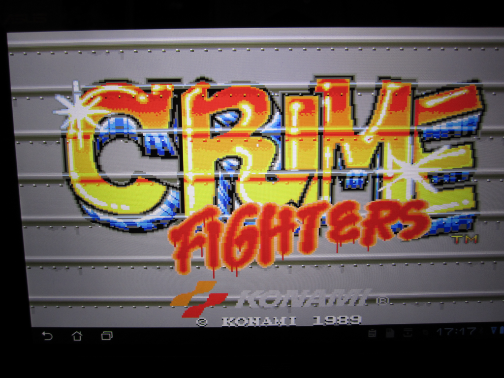 MAME4droid - Crime Fighters - ASUS Transformer